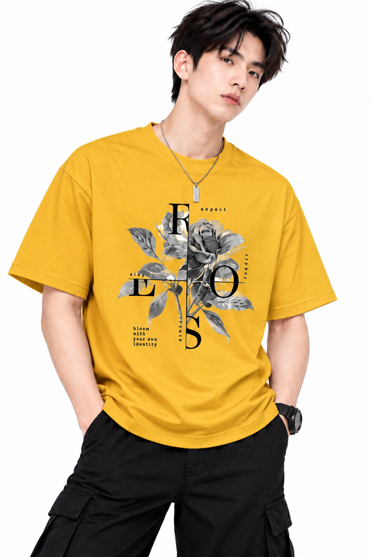 Attitude T-Shirts for Men | Oversized Printed T-Shirt |  100% Pure Cotton T Shirt