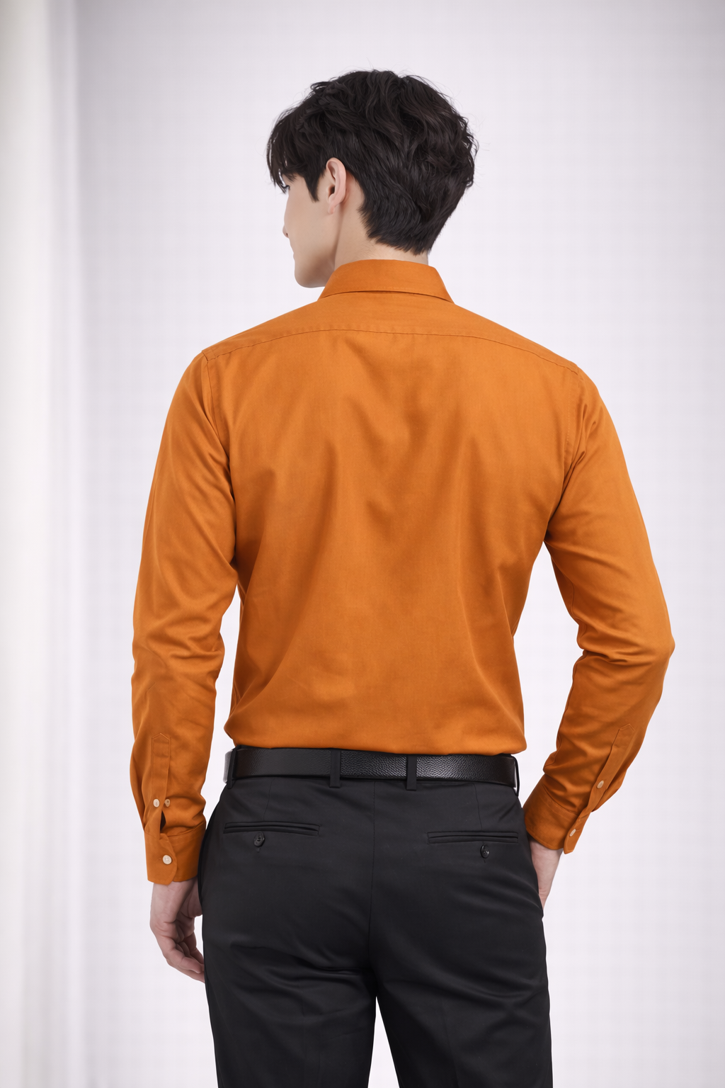 Attitude Start of Fashion Men’s Premium Mustard Slim Fit Formal Shirt – Full Sleeve Modern Classic