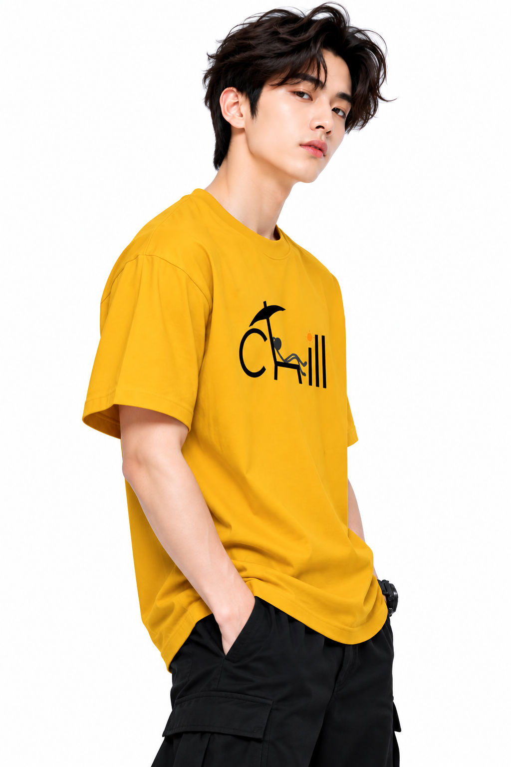 Attitude T-Shirts for Men | Printed T Shirt | 100% Pure Cotton Oversized Tee