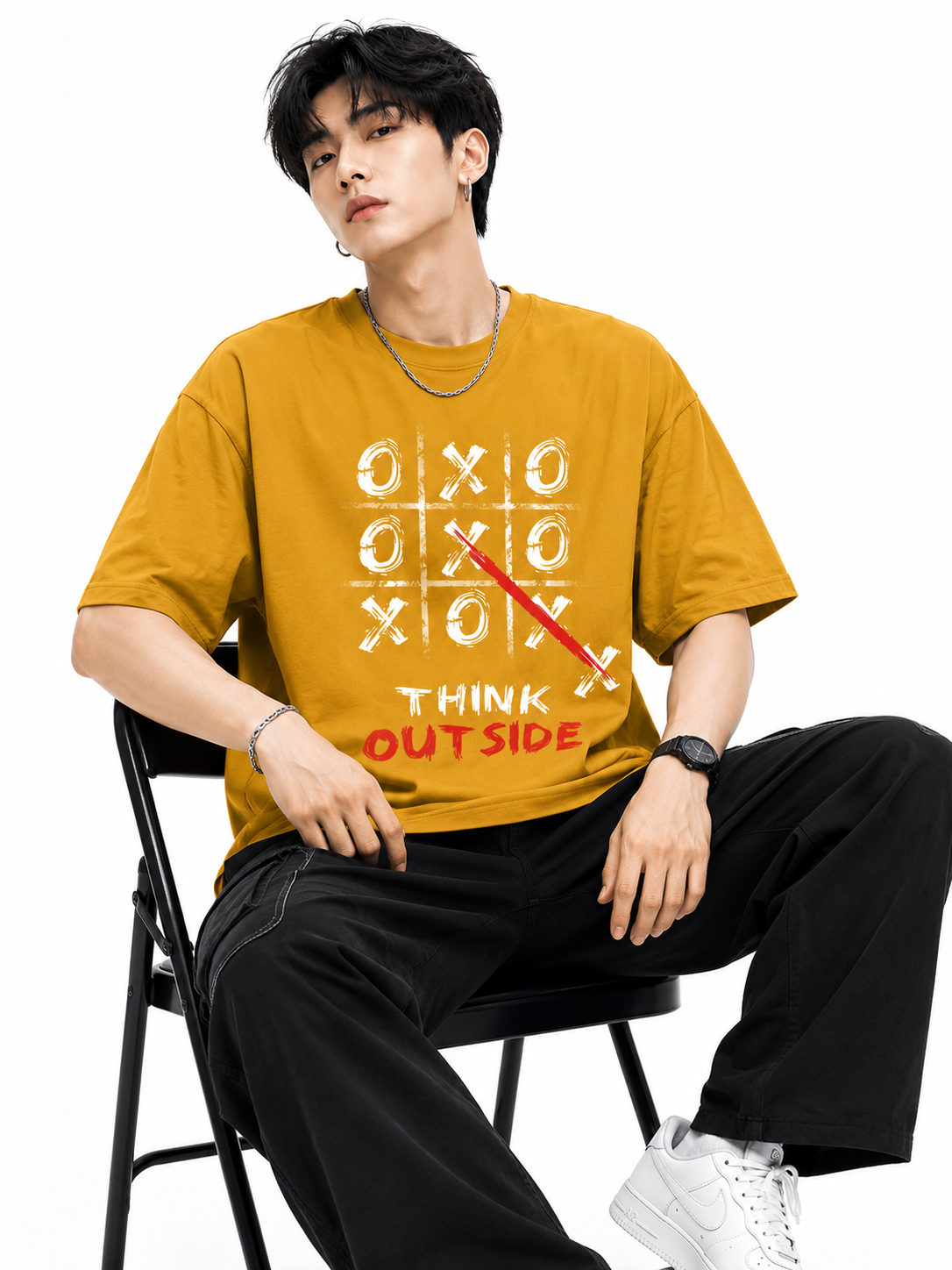 Attitude Men's Slogan Graphic Printed  T-Shirt |  Art Design | Premium Cotton  Casual Round Neck Tee for Men