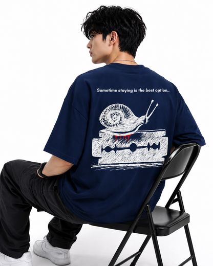 Attitude men slogan Printed Oversized tshirt | Baggy T Shirt