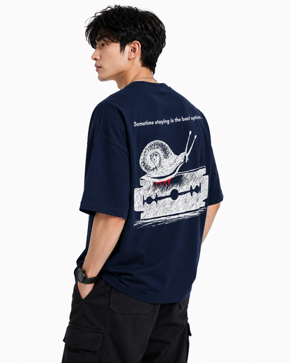 Attitude men slogan Printed Oversized tshirt | Baggy T Shirt
