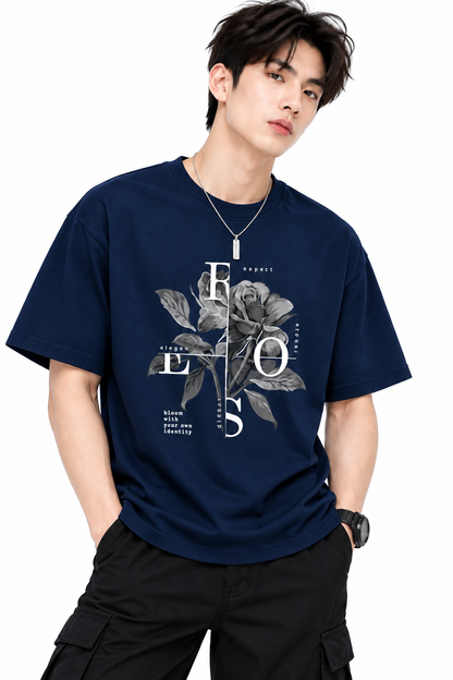 Attitude T-Shirts for Men | Oversized Printed T-Shirt |  100% Pure Cotton T Shirt