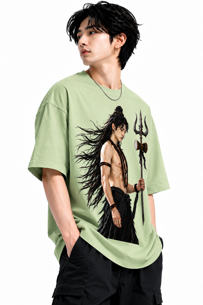 Attitude T-Shirts for Men | Mahadev Printed t shirt | Oversized 100% Pure Cotton T Shirt