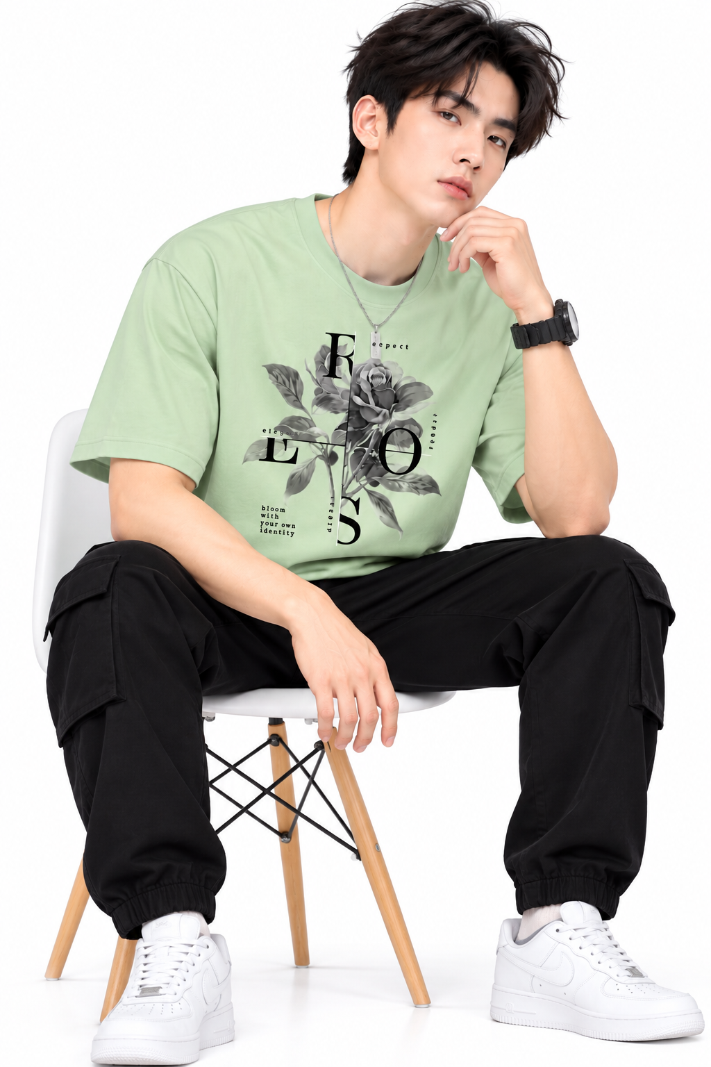 Attitude T-Shirts for Men | Oversized Printed T-Shirt |  100% Pure Cotton T Shirt