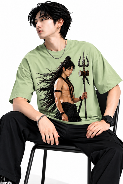 Attitude T-Shirts for Men | Mahadev Printed t shirt | Oversized 100% Pure Cotton T Shirt