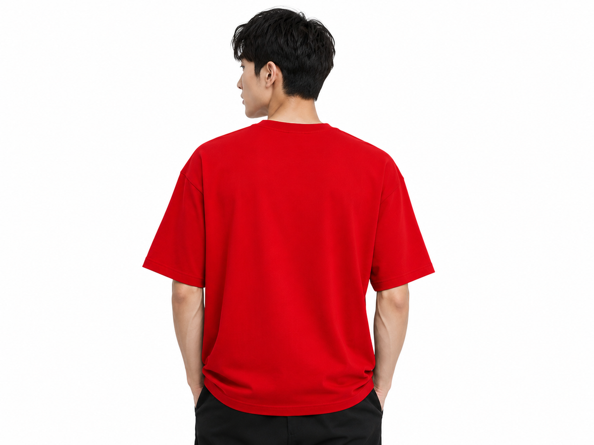 Attitude Men's Oversized Graphic T-Shirt for Men | Soft Cotton | Drop Shoulder Relaxed Fit | Printed Casual Tshirt for Men