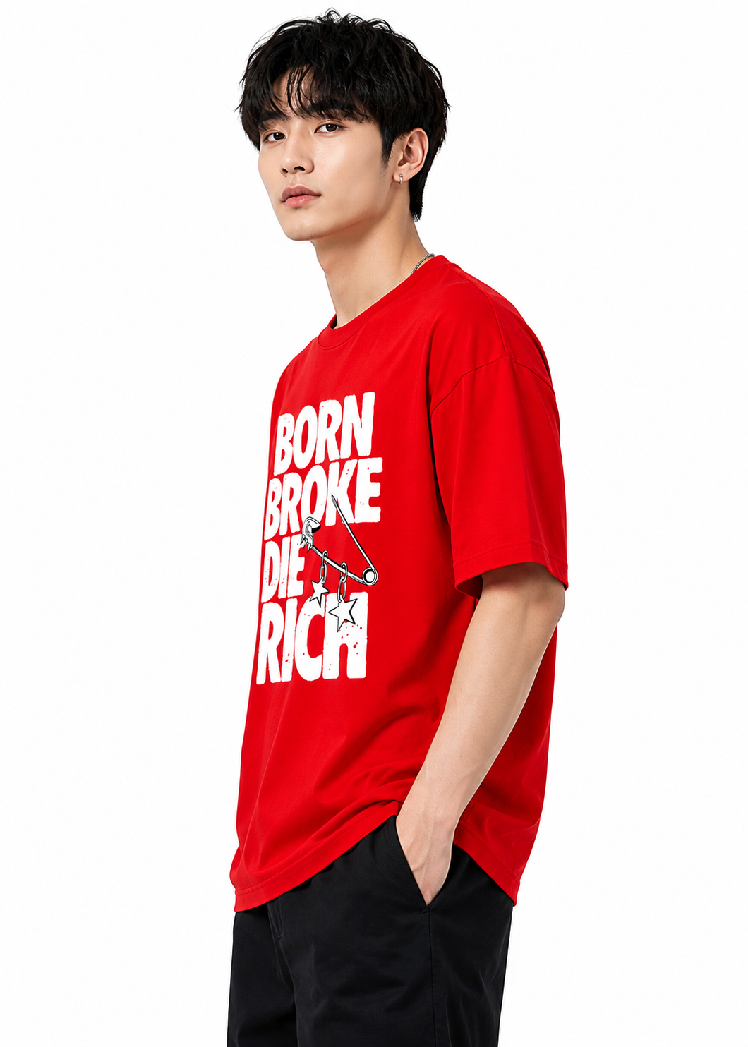 Attitude tshirt for men Printed Oversized Tee | Baggy T Shirt