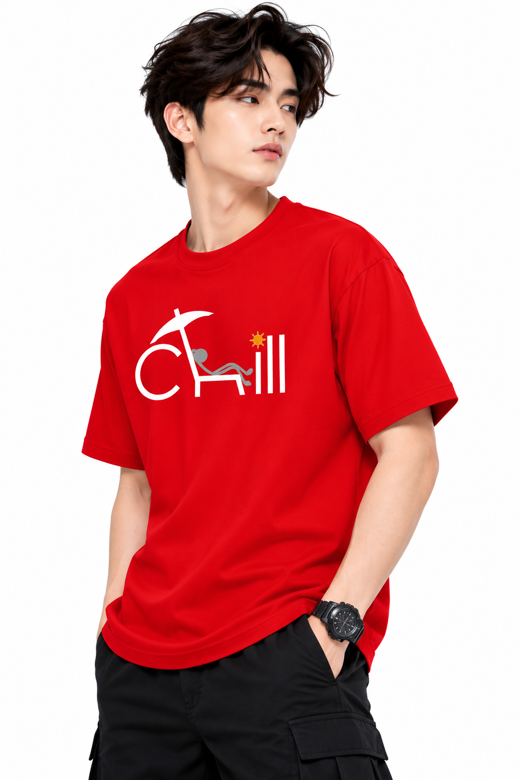 Attitude T-Shirts for Men | Printed T Shirt | 100% Pure Cotton Oversized Tee