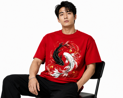 Attitude Fish Oversized T-Shirt