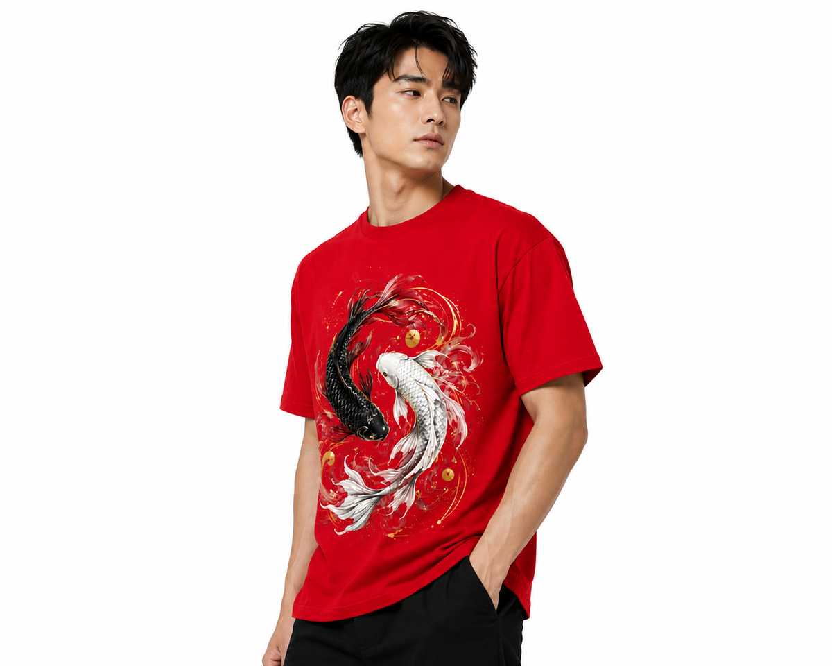 Attitude Fish Oversized T-Shirt