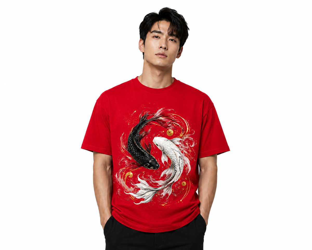 Attitude Fish Oversized T-Shirt