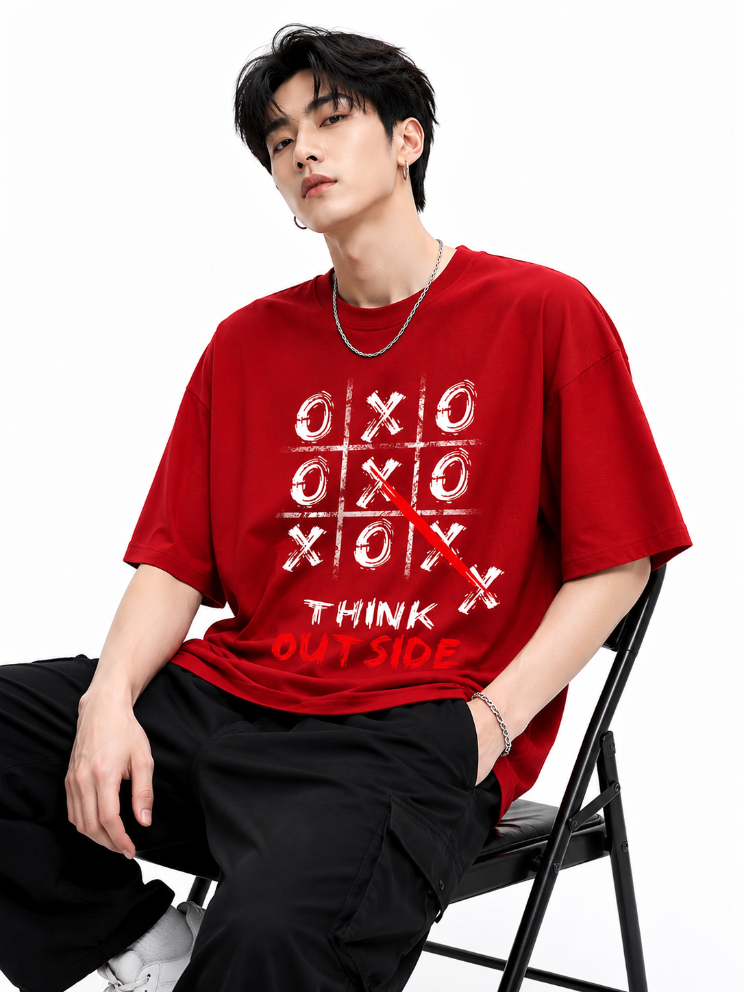 Attitude Men's Slogan Graphic Printed  T-Shirt |  Art Design | Premium Cotton  Casual Round Neck Tee for Men