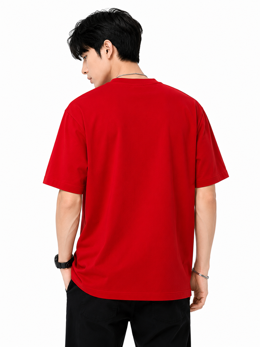 Attitude Men's Graphic Printed Elephant T-Shirt | Water Splash Wildlife Art Design | Premium Cotton Black Casual Round Neck Tee for Men