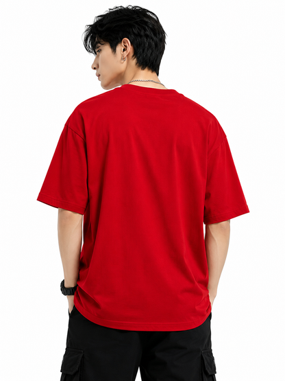 Attitude T-Shirts for Men | Oversized Squid Game Printed T-Shirt for Men | 100% Pure Cotton T Shirt