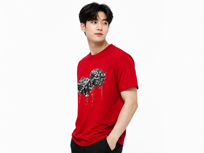 Attitude Men Casual Printed Oversized T-Shirt