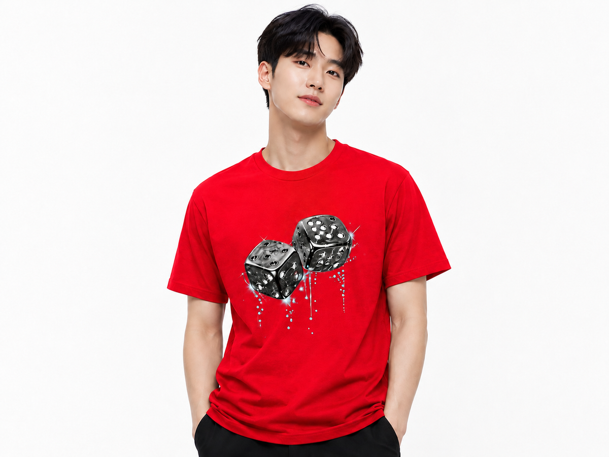 Attitude Men Casual Printed Oversized T-Shirt