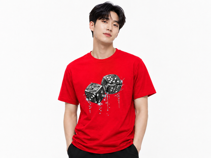 Attitude Men Casual Printed Oversized T-Shirt