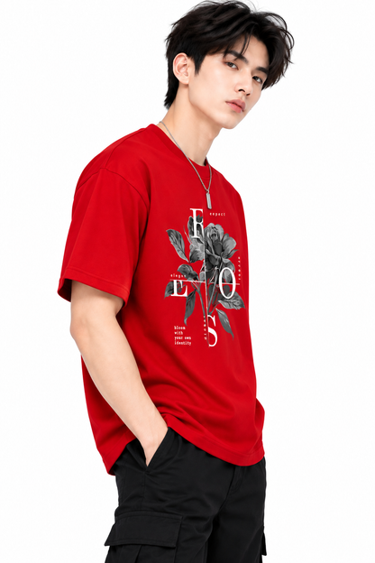 Attitude T-Shirts for Men | Oversized Printed T-Shirt |  100% Pure Cotton T Shirt