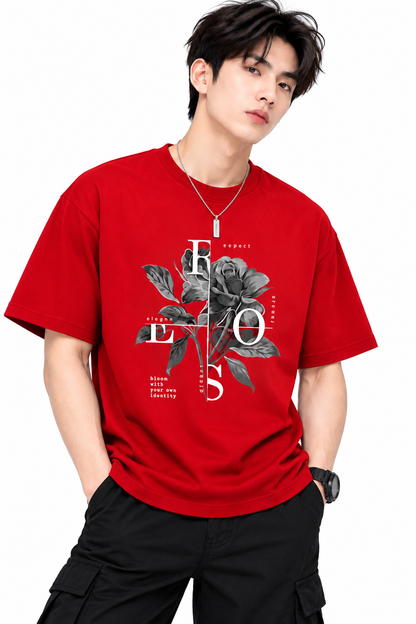 Attitude T-Shirts for Men | Oversized Printed T-Shirt |  100% Pure Cotton T Shirt