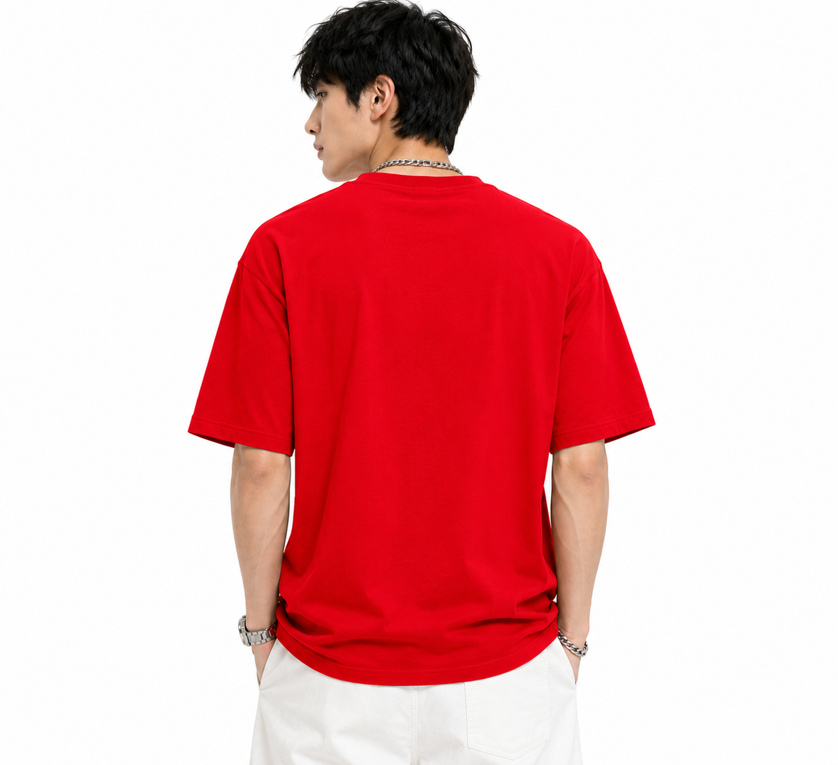 Attitude Men Tiger Warrior Oversized Black Tee | Anime T Shirt | Baggy T Shirt