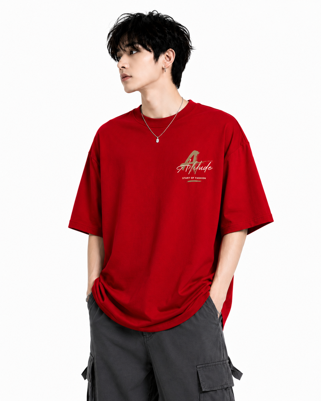 Attitude T-Shirts for Men | Oversized Printed T-Shirt | Wild Life | Cotton T Shirt For Men