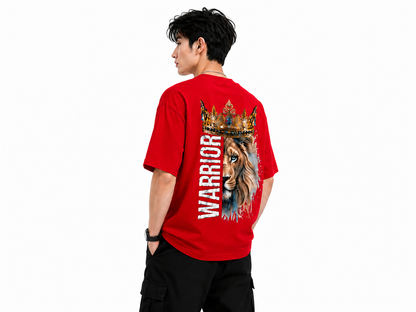Attitude Men Tiger Printed Oversized Black Tee | Anime T Shirt | Baggy T Shirt