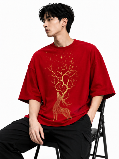 Attitude T-Shirts for Men | Oversized T-Shirt | Wild Life Printed t shirt | 100% Pure Cotton T Shirt