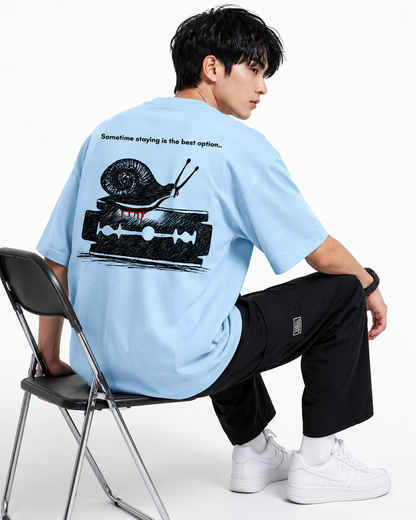 Attitude men slogan Printed Oversized tshirt | Baggy T Shirt