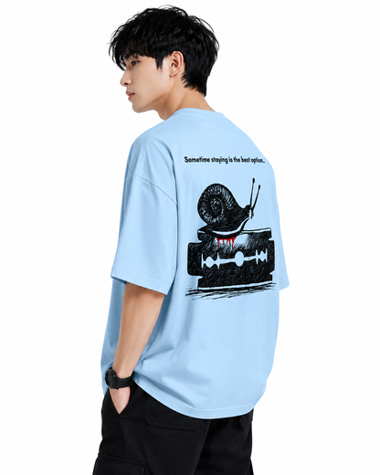 Attitude men slogan Printed Oversized tshirt | Baggy T Shirt