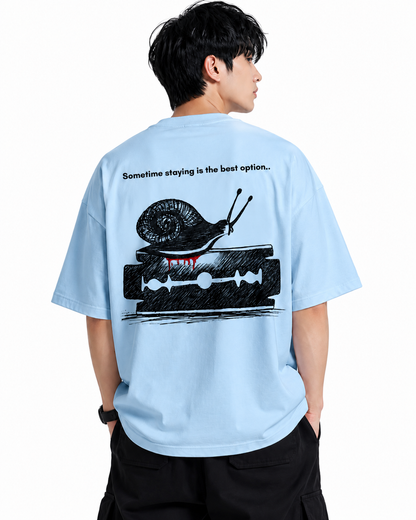 Attitude men slogan Printed Oversized tshirt | Baggy T Shirt