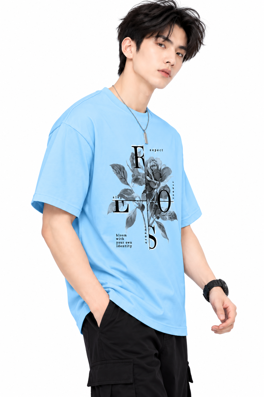 Attitude T-Shirts for Men | Oversized Printed T-Shirt |  100% Pure Cotton T Shirt