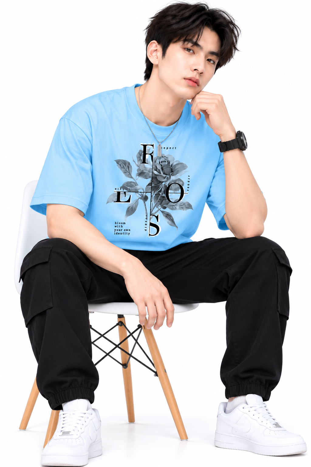 Attitude T-Shirts for Men | Oversized Printed T-Shirt |  100% Pure Cotton T Shirt
