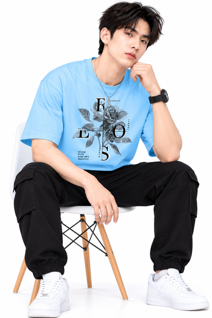 Attitude T-Shirts for Men | Oversized Printed T-Shirt |  100% Pure Cotton T Shirt
