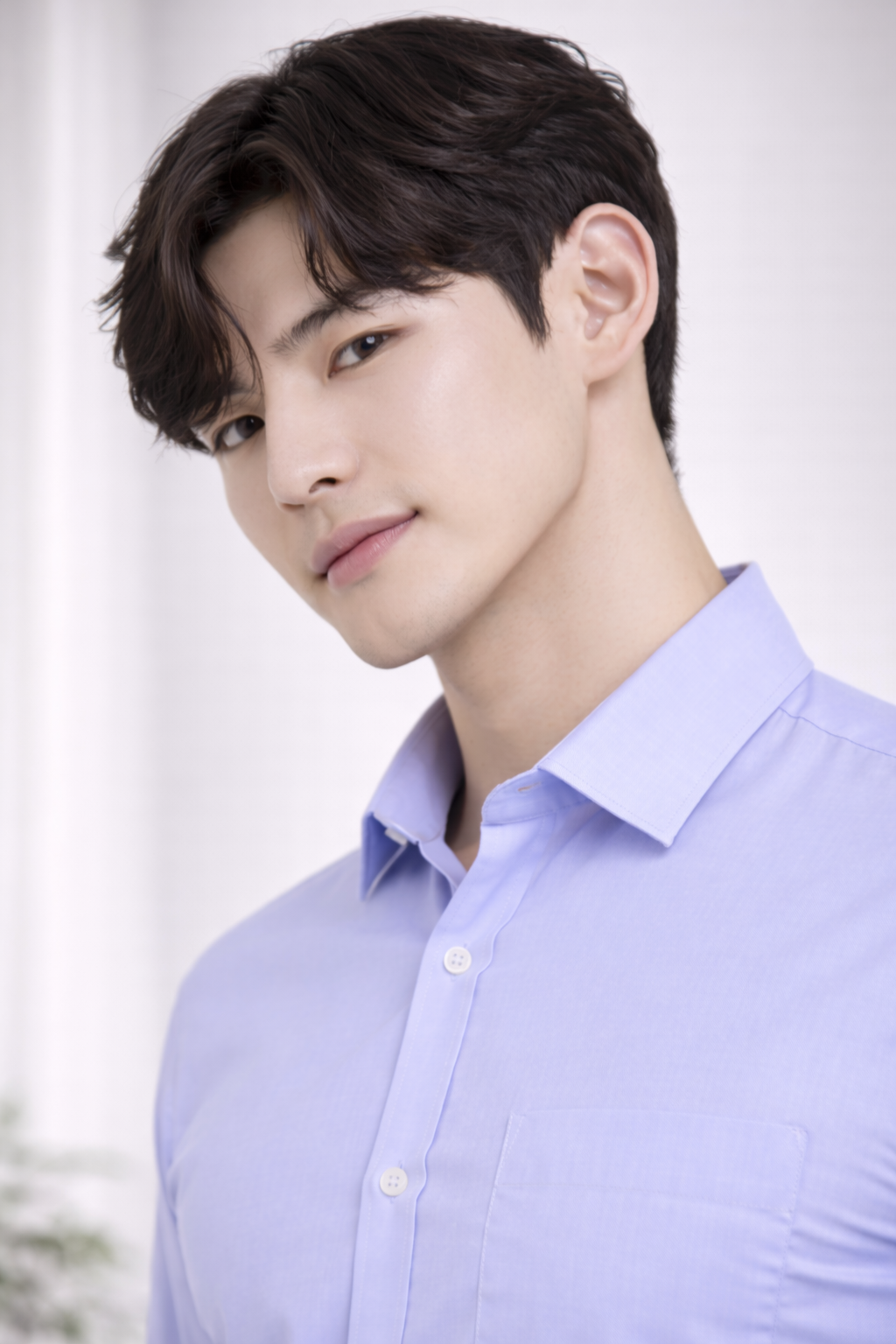 Attitude Start of Fashion Men’s Sky Blue Slim Fit Formal Shirt