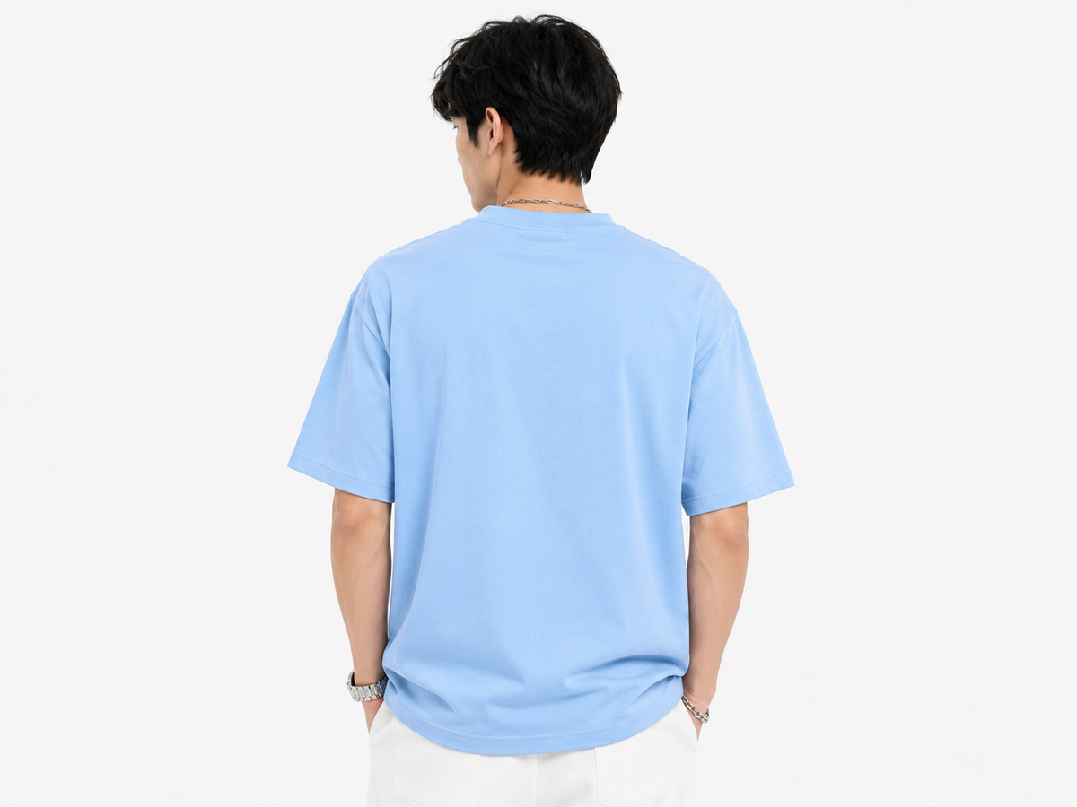 Attitude Eagle Graphic Oversized T-Shirt for Men