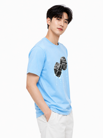Attitude Men Casual Printed Oversized T-Shirt