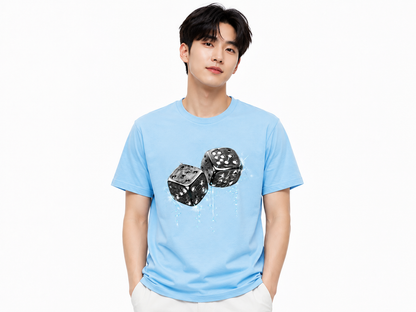 Attitude Men Casual Printed Oversized T-Shirt