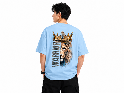 Attitude Men Tiger Printed Oversized Black Tee | Anime T Shirt | Baggy T Shirt