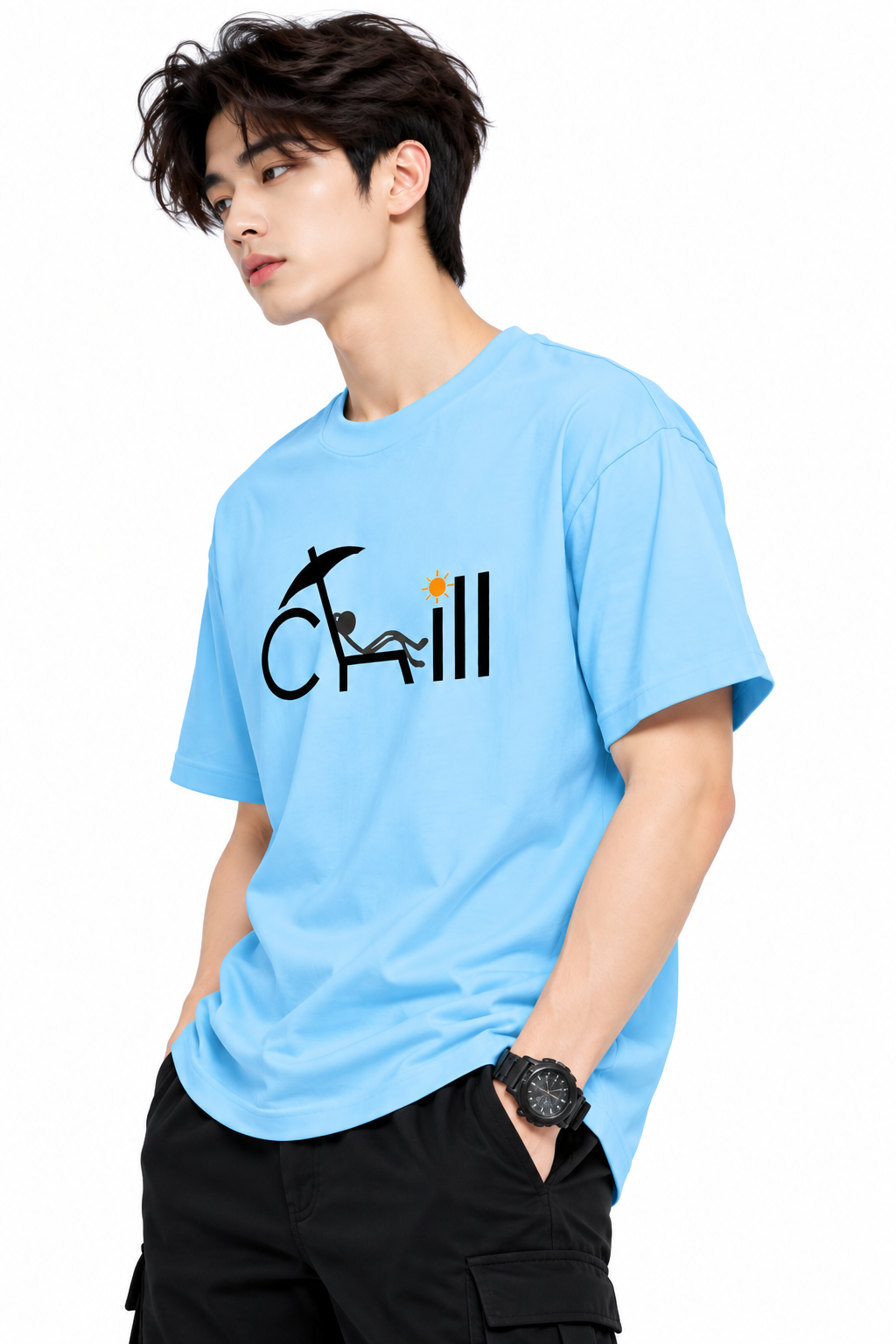 Attitude T-Shirts for Men | Printed T Shirt | 100% Pure Cotton Oversized Tee