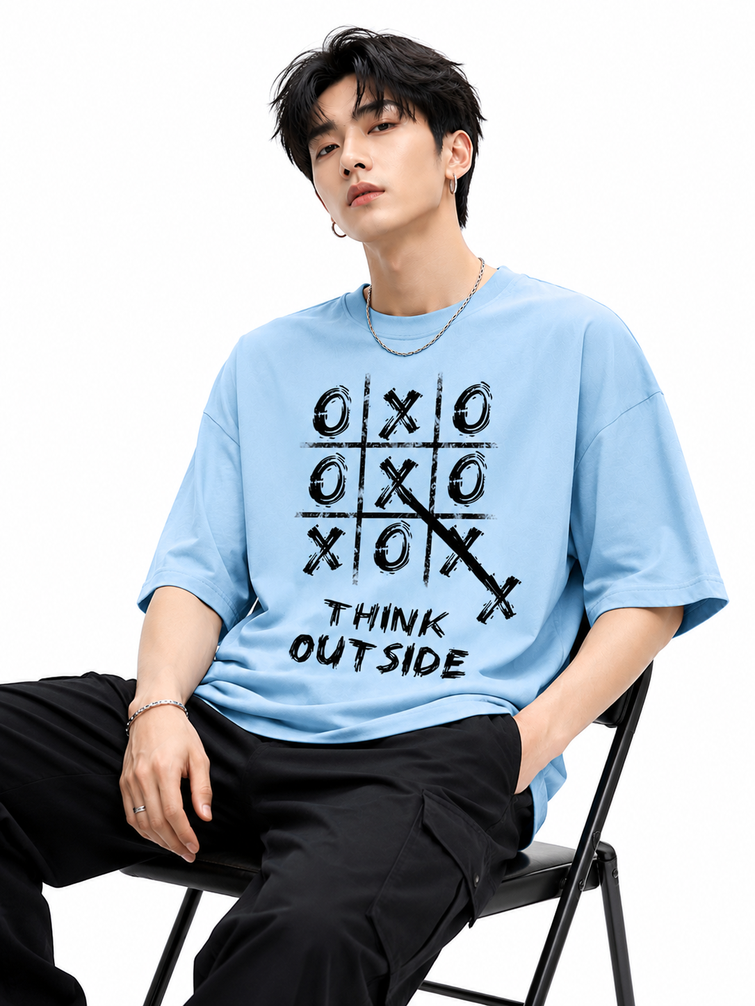 Attitude Men's Slogan Graphic Printed  T-Shirt |  Art Design | Premium Cotton  Casual Round Neck Tee for Men