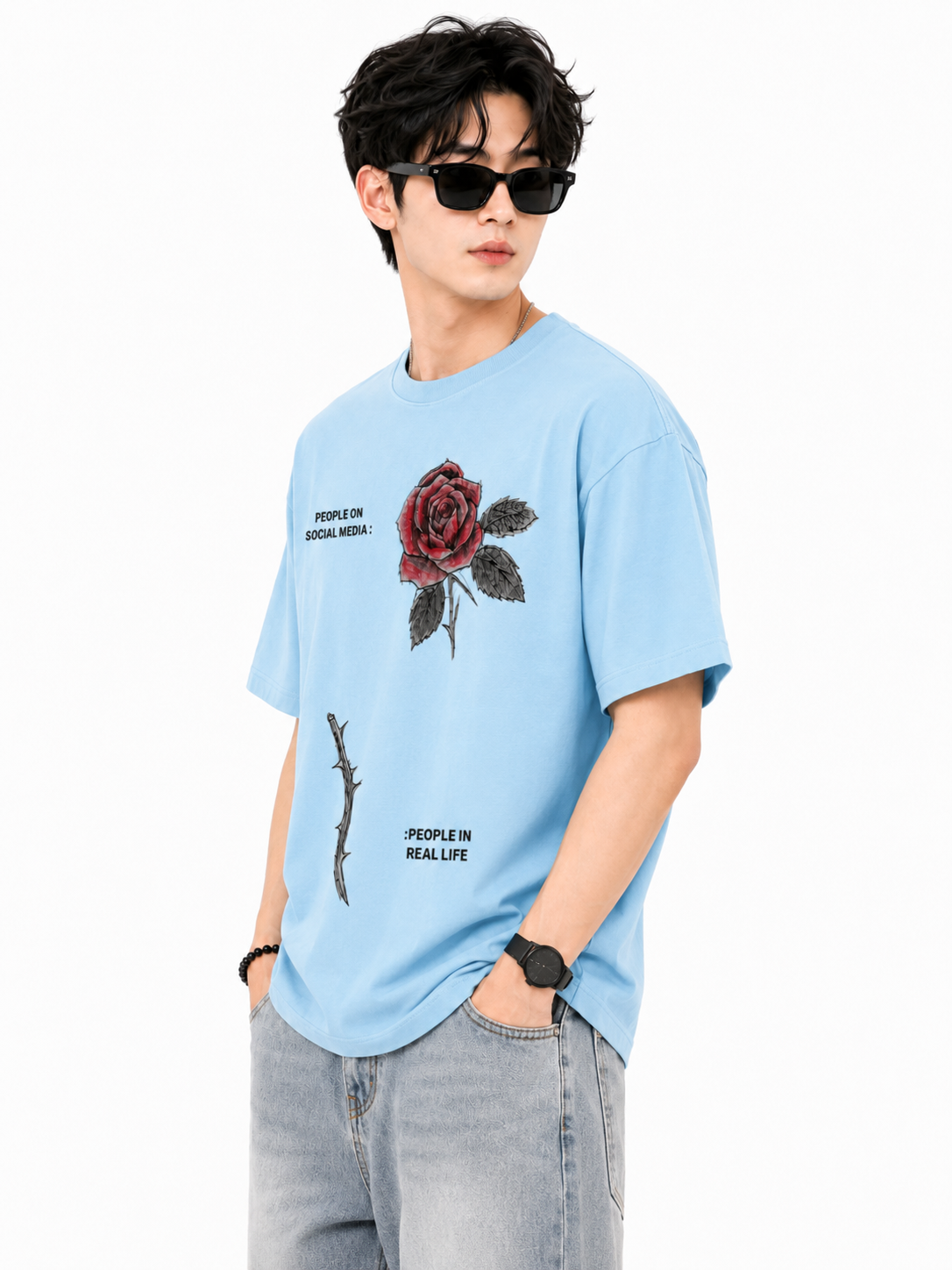 Attitude T-Shirts for Men | Oversized Slogan Printed T-Shirt for Men | 100% Pure Cotton T Shirt For Men