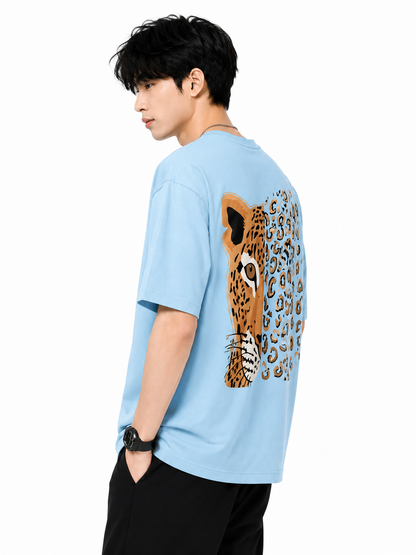 Attitude T-Shirts for Men | Oversized Printed T-Shirt | Wild Life | Cotton T Shirt For Men
