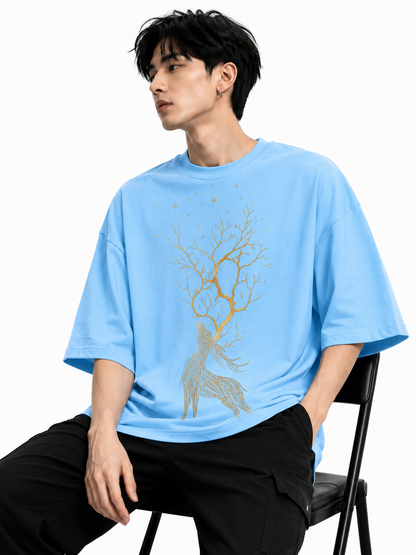 Attitude T-Shirts for Men | Oversized T-Shirt | Wild Life Printed t shirt | 100% Pure Cotton T Shirt