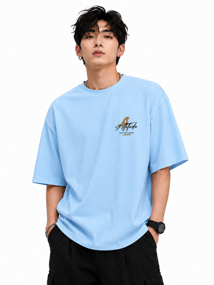 Attitude Start Of Fashion tshirt for men oversized Anime Bird Printed T shirt