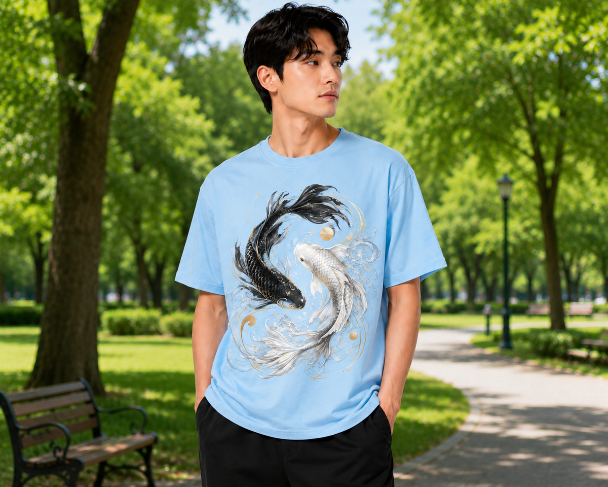 Attitude Fish Oversized T-Shirt