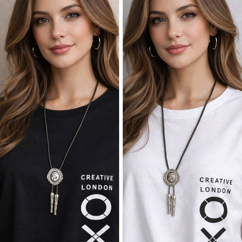 ATTITUDE START OF FASHION  Women’s Black & White Printed T-Shirt Combo – Creative London Style