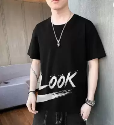 Attitude Look Printed Half Sleeves T-Shirt