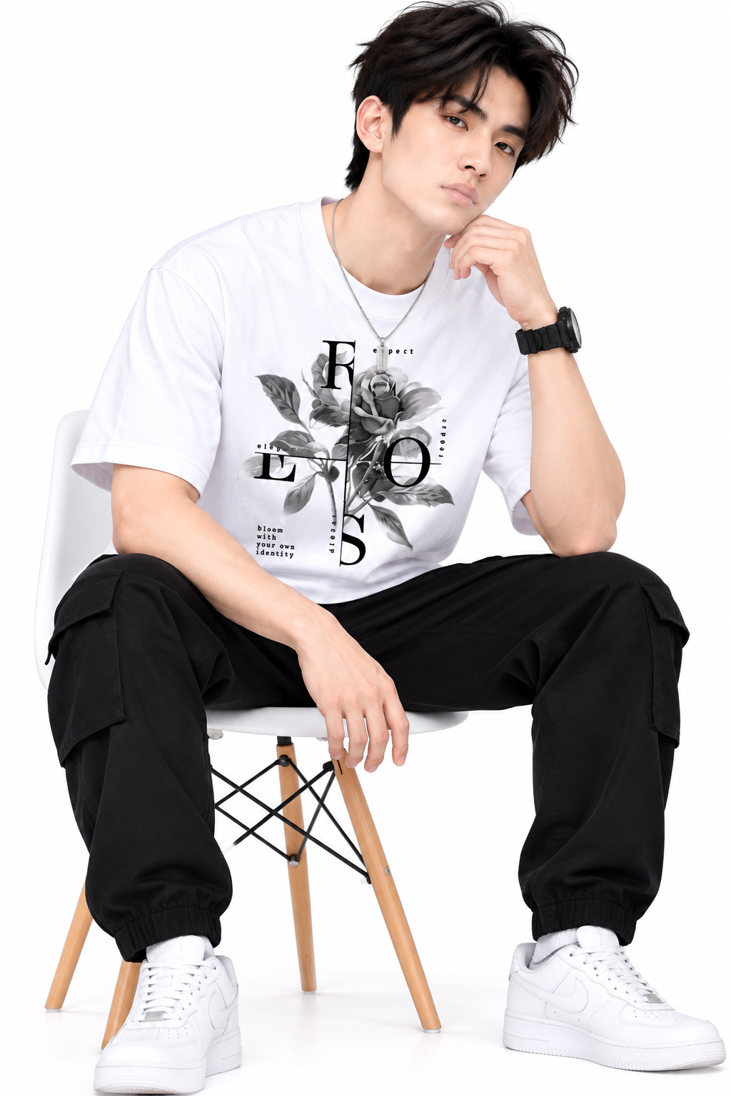 Attitude T-Shirts for Men | Oversized Printed T-Shirt |  100% Pure Cotton T Shirt