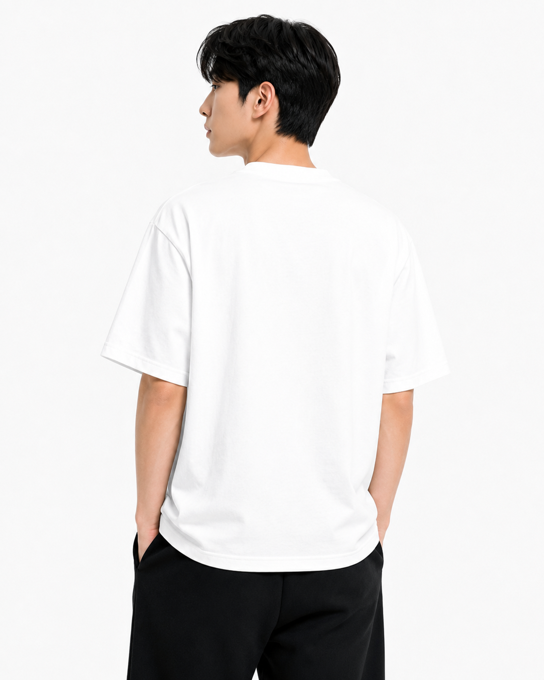Attitude Men Typography Printed Round Neck Pure Cotton Oversized T-shirt